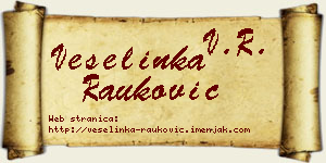 Veselinka Rauković vizit kartica
